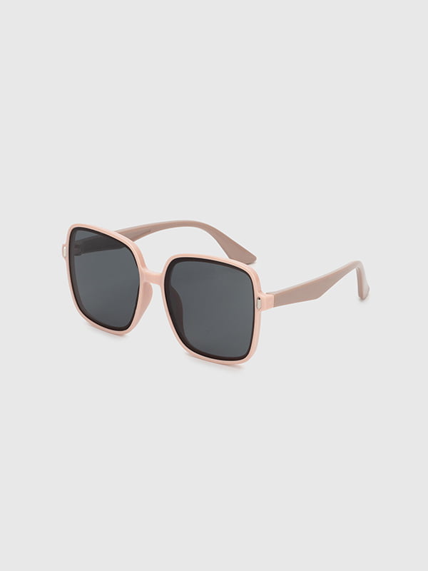 Сонцезахисні окулярі в оправі пудрового кольору | 6875950
