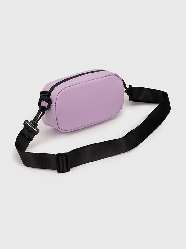 Фіолетова сумка з екошкіри | 6875967