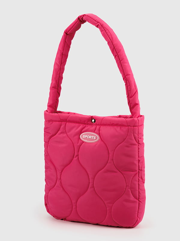 Рожева текстильна сумка | 6876039