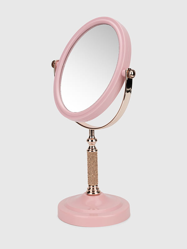 Дзеркало рожеве на ніжці  | 6876166