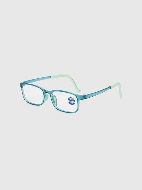 Іміджеві окуляри в бірюзовій оправі | 6876213