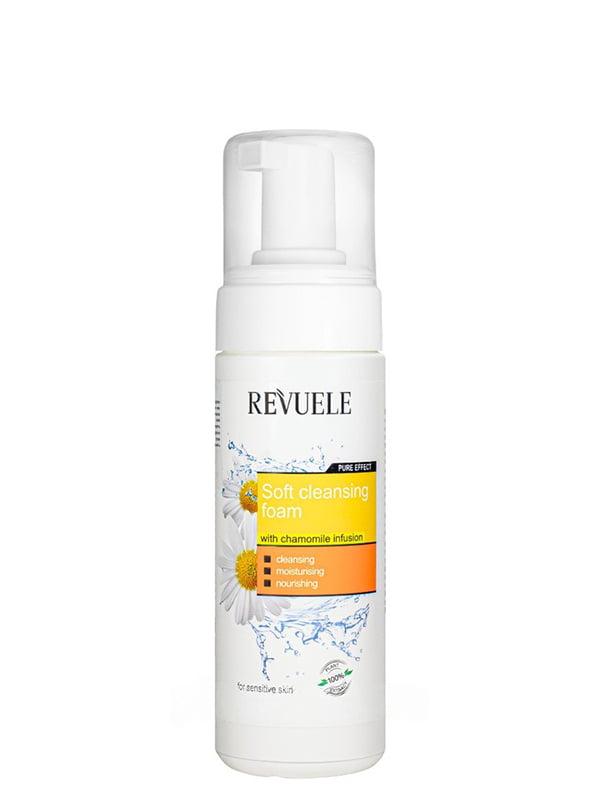 Пінка для вмивання Revuele Gentle Cleansing Foam With Chamomile Infusion з екстрактом ромашки (150 мл) | 6884784