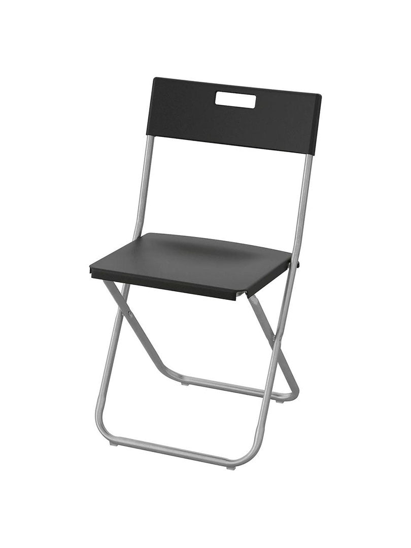 Чорний пластиковий стілець | 6942267