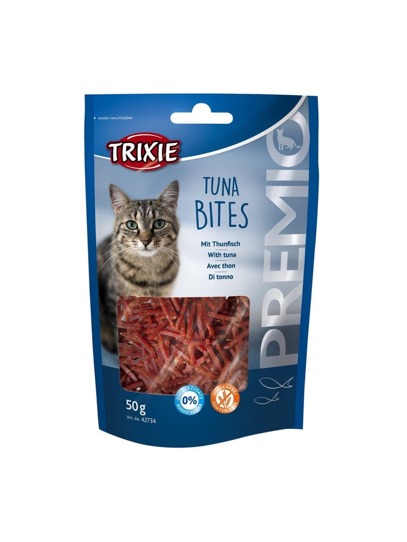 Ласощі для кішок Premio Tuna Bites тунець 50 г | 6950113