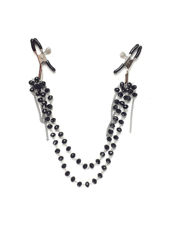 Затискач для сосків - Nipple clamps Sexy Jewelry Black | 6670004