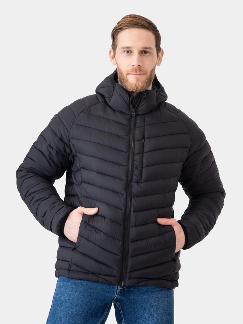 Чорна вітрівка  технологіями Water resistance, Windproof та Breathable | 6990052