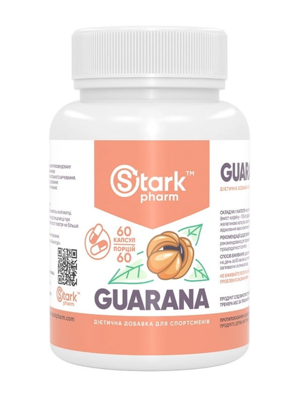 Спортивна добавка Guarana 300 mg - 60 tabs | 6995887