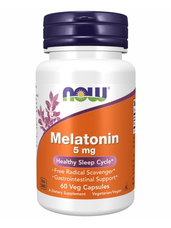 Вітамінна добавка Melatonin 5 mg - 60 vcaps | 6995897