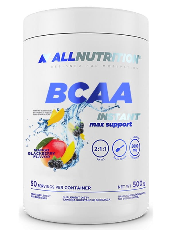 Амінокислота BCAA Max Support Instant - 500g Mango Blackberry | 6995966