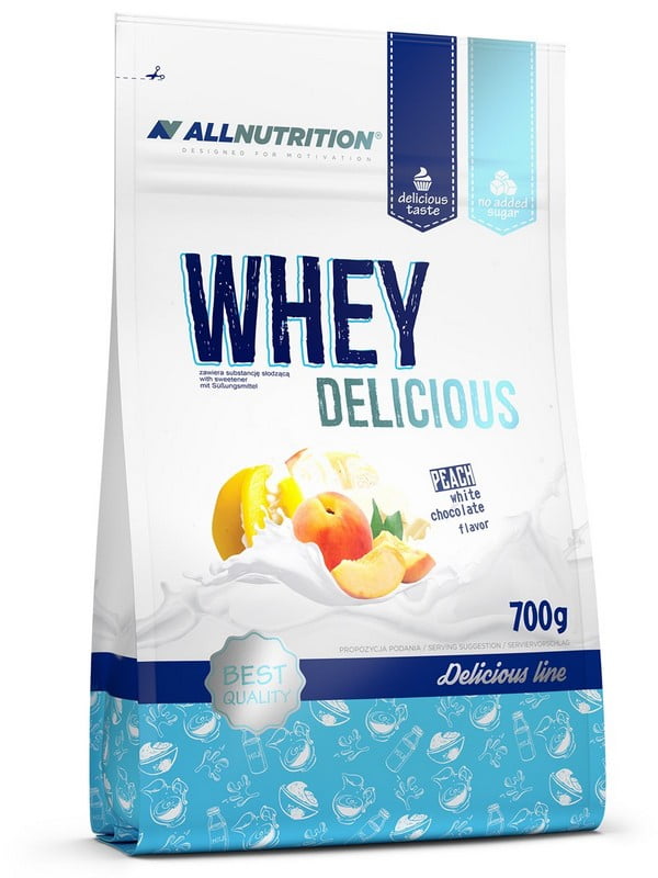 Високобілкова добавка Whey Delicious - 700g White Chocolate with Rasberry | 6995970