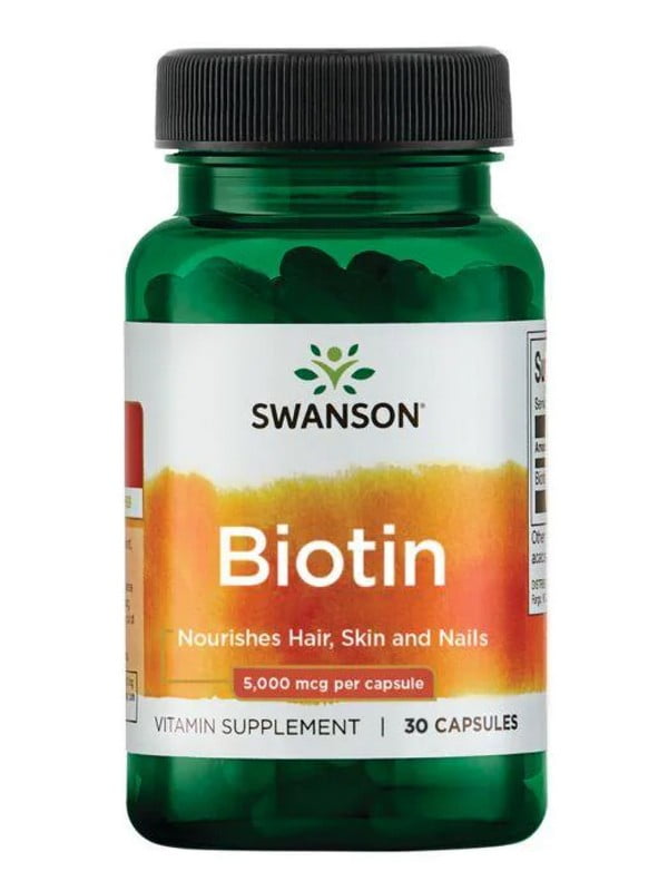 Вітамінна добавка Biotin 5000mcg - 30 caps | 6996086