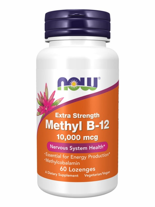 Вітамінна добавка Methyl B-12 10000mcg - 60 lozenges | 6996190