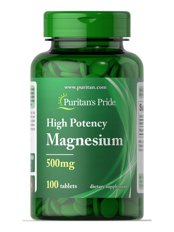 Вітамінна добавка Magnesium 500 mg - 100 tablets | 6996271