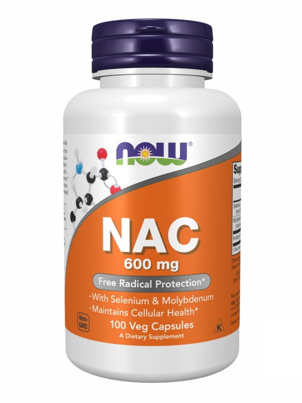 Вітамінна добавка NAC-Acetyl Cysteine 600mg - 100 vcaps | 6996455