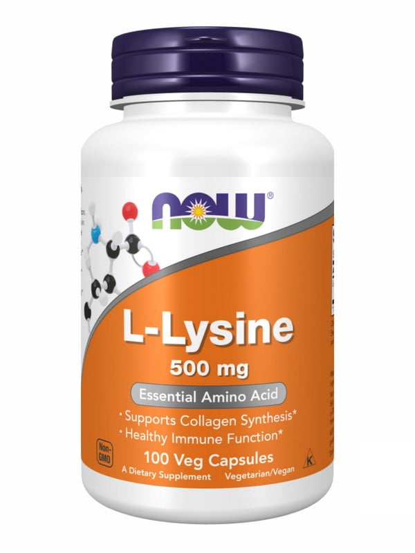 Вітамінна добавка Lysine 500mg - 100 vcaps | 6996459