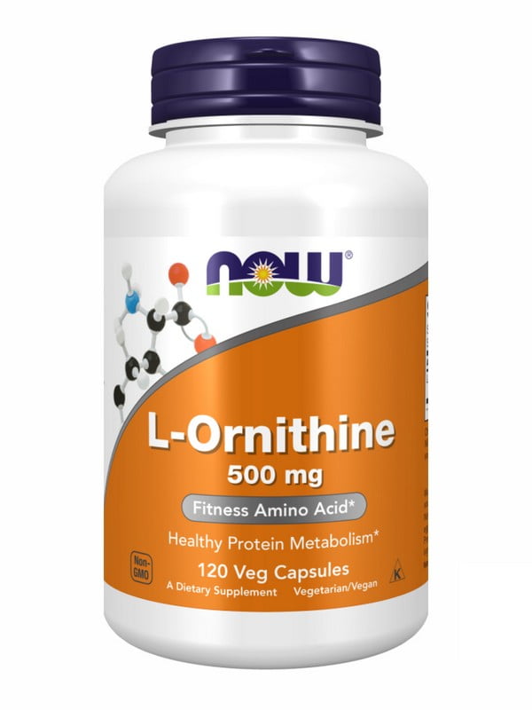 Вітамінна добавка Ornithine 500mg - 120 vcaps | 6996460