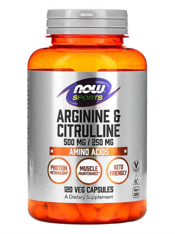 Амінокислоти Arginine 500mg Citruline 250mg - 120 vcaps | 6996610