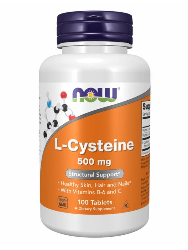 Вітамінна добавка Cysteine 500mg - 100 tabs | 6996611