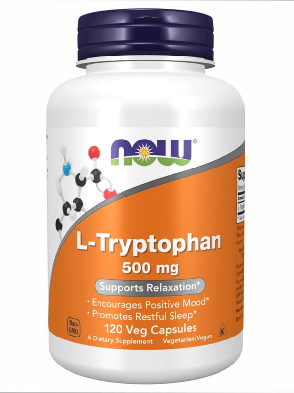 Вітамінна добавка L-Tryptophan 500mg - 120 vcaps | 6996614