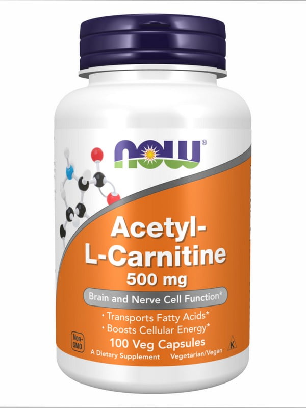 Вітамінна добавка Acetyl L-Carnitine 500mg - 100 vcaps | 6996681