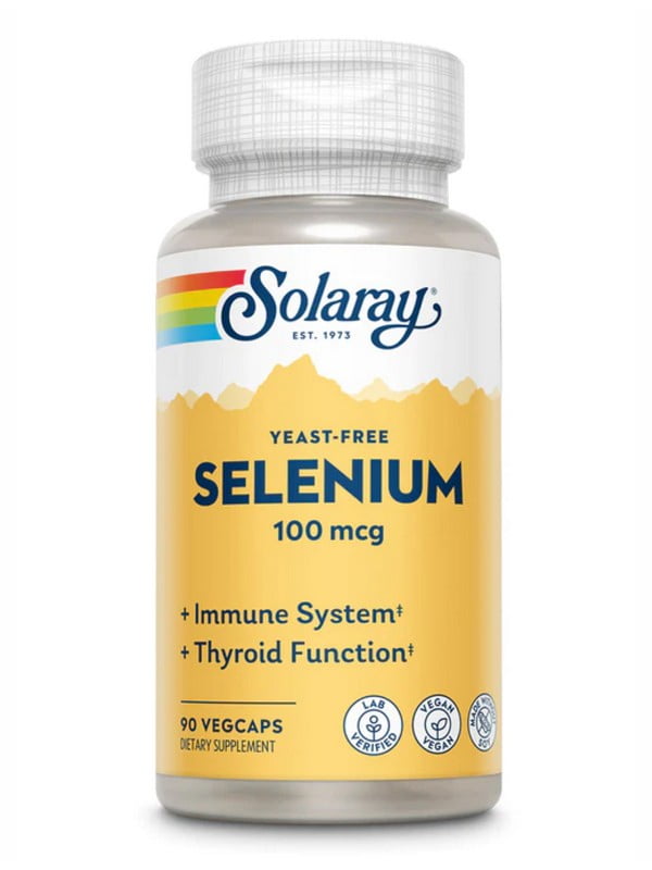 Вітамінна добавка Selenium Yeast Free 100mcg - 90 vcaps | 6996723