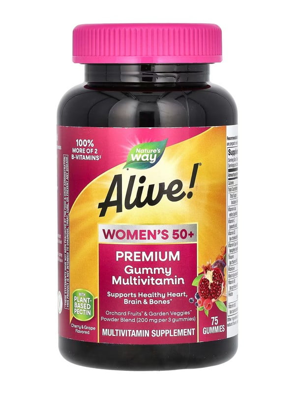 Вітамінна добавка  Women's 50+ Premium Gummies Multivitamin - 75 gummies | 6996745