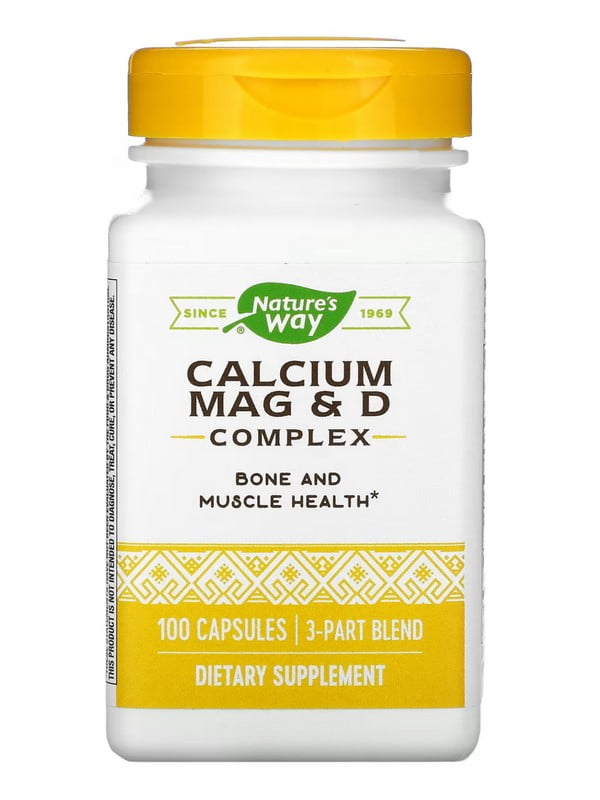 Вітамінна добавка Calcium-Magnesium-Vitamin D - 100 caps | 6996754