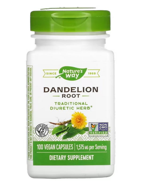 Вітамінна добавка Dandelion Root - 100 vcaps | 6996756