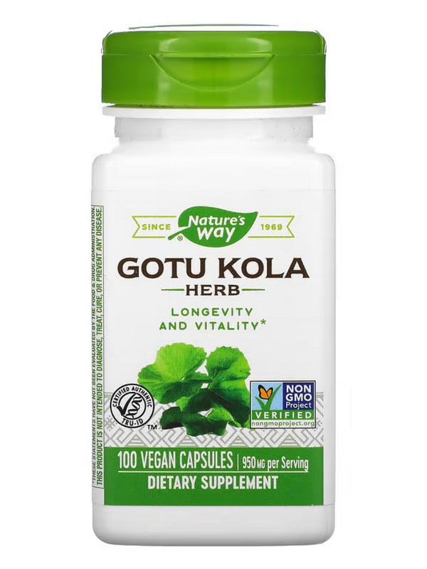 Вітамінна добавка Gotu Kola Herb - 100 vcaps | 6996758