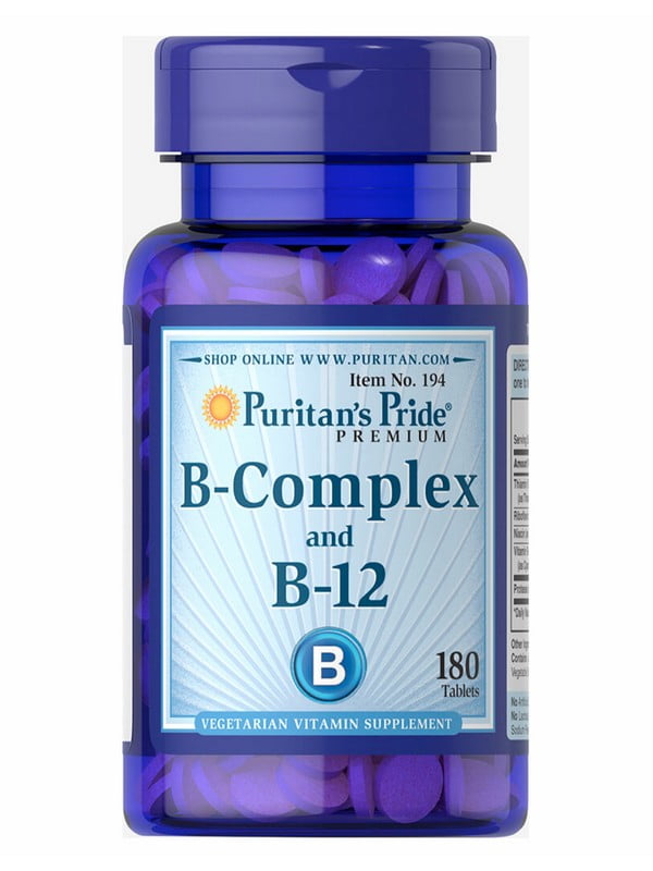 Вітамінна добавка B-Complex B-12 - 180 tabs | 6996782