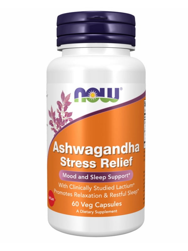 Вітамінна добавка Ashwagandha Stress Relief - 60 vcaps | 6997073