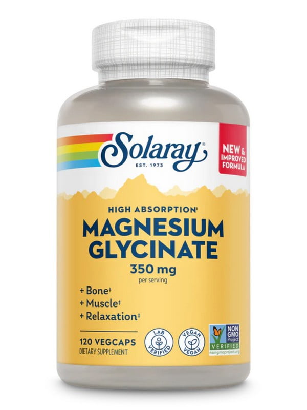 Вітамінна добавка Magnesium Glycinate 350mg - 120 vcaps | 6997116