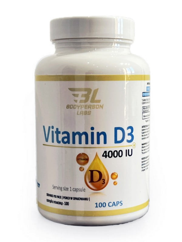 Вітамінна добавка Vitamin D3 4000iu - 100 caps | 6997124