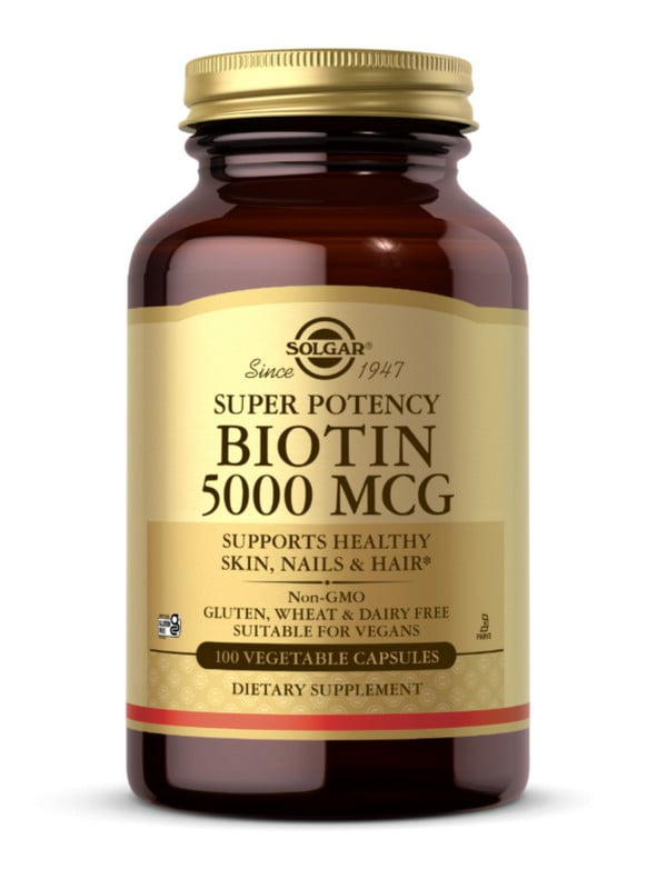 Вітамінна добавка Biotin 5000mcg - 100 vcaps | 6997140