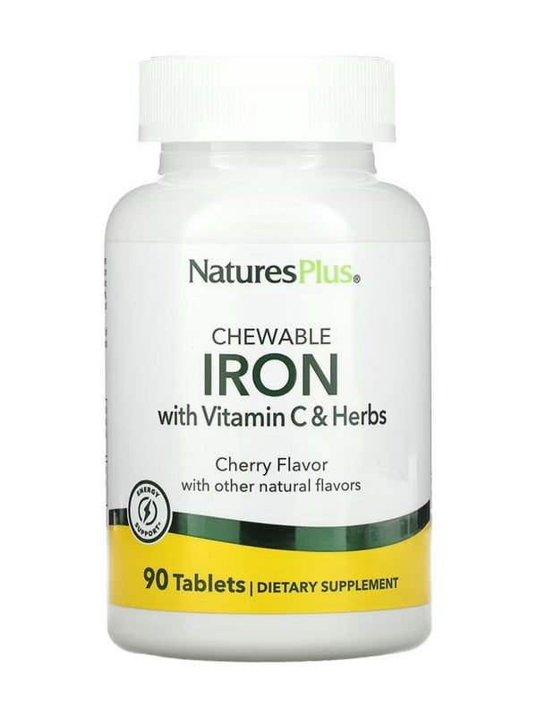 Харчова добавка Iron 27 mg with Vitamin C Herbs | 6997245