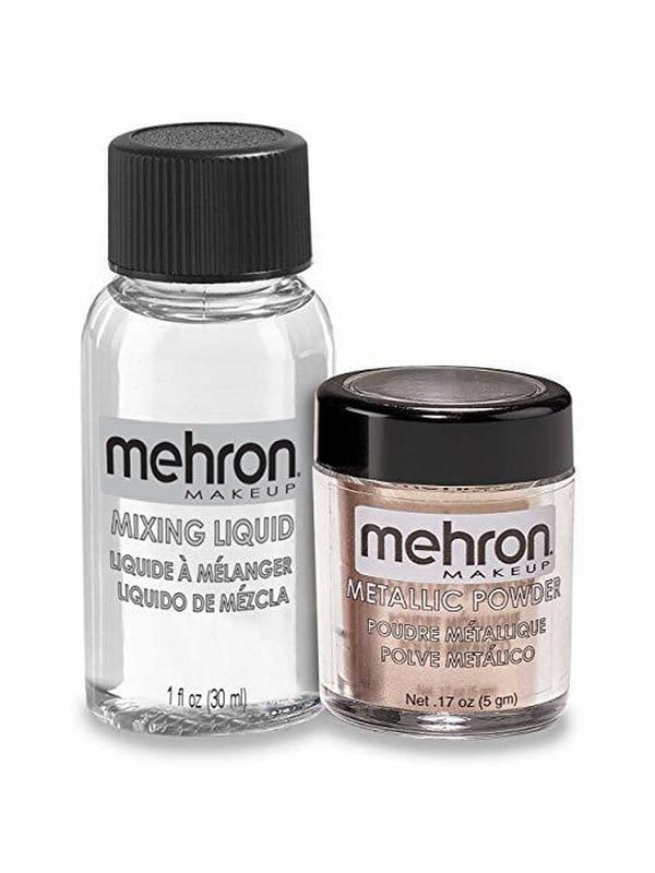 Металева пудра-порошок Metallic Powder (5 г) з рідиною для змішування Mixing Liquid (30 г), ROSE GOLD (Рожеве Золото) | 7000691