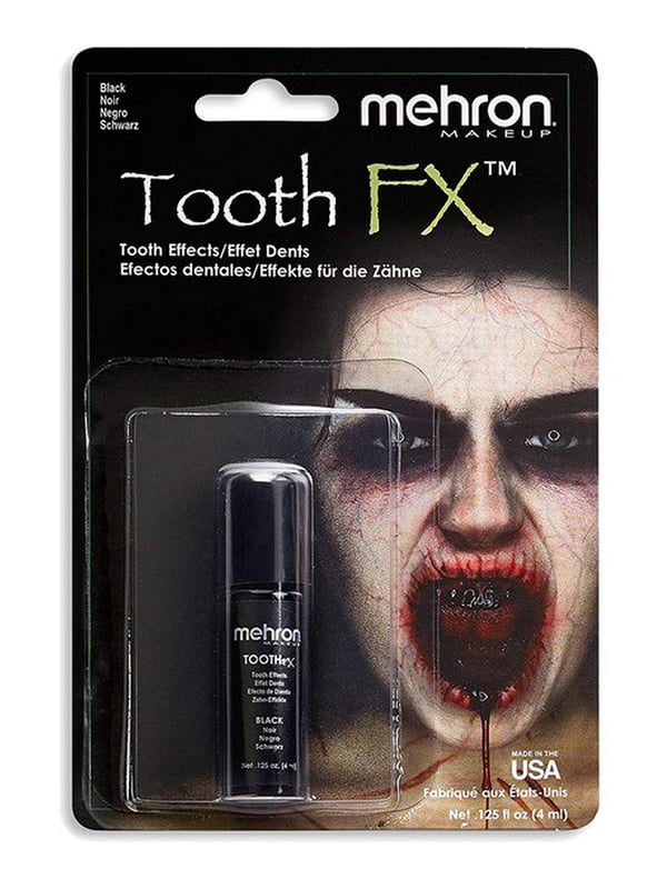 Фарба для зубів Tooth FX with Brush for Special Effects - чорна (4 мл) | 7000819