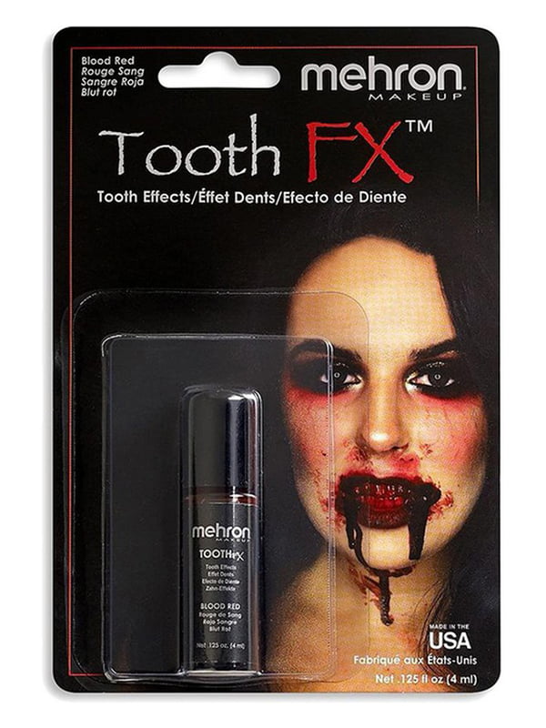 Фарба для зубів Tooth FX with Brush for Special Effects - Blood Red (Кров), 4 мл | 7000820