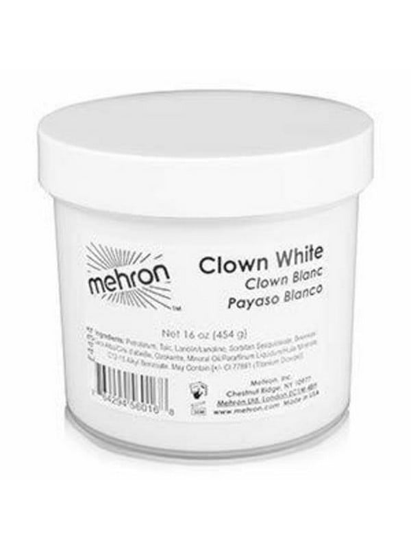 Грим для клоуна екстра білий Clown White Extra Large (454 г) | 7000902