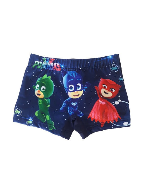 Темно-сины плавки з принтом PJ Masks | 7006099