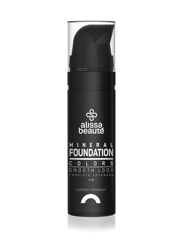 Тональна основа з матовим фінішем 02 Беж Mineral make-up foundation (35 мл) | 7020805