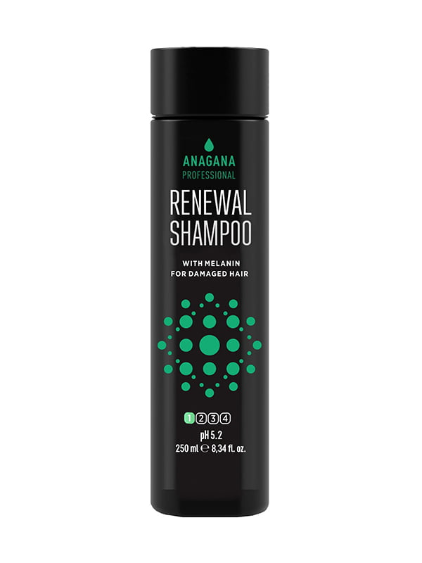 Шампунь для пошкодженого волосся Renewal Shampoo with melanin (250 мл) | 7020847