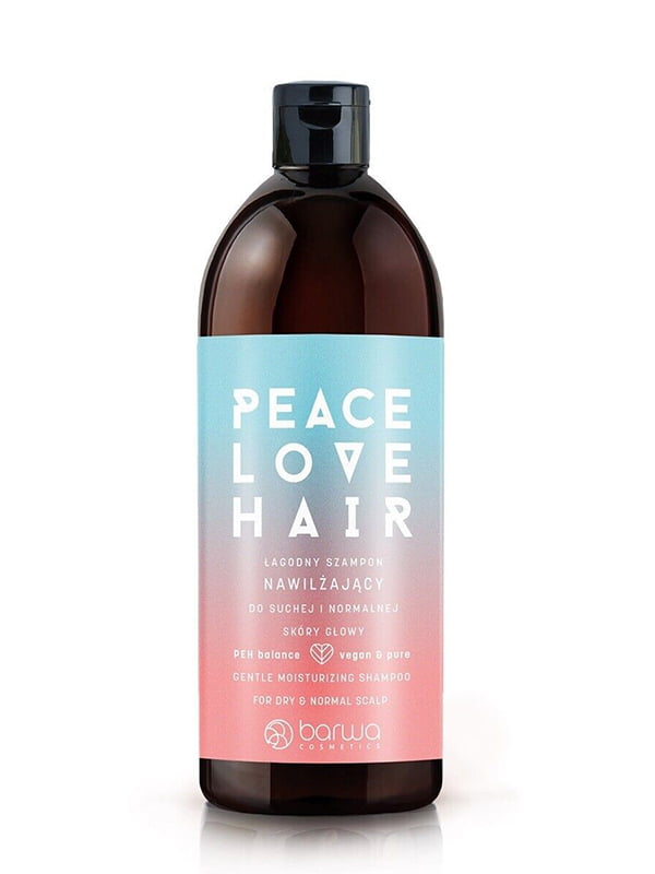 Зволожуючий шампунь для сухої та нормальної шкіри голови Peace Love Hair (480 мл) | 7020943