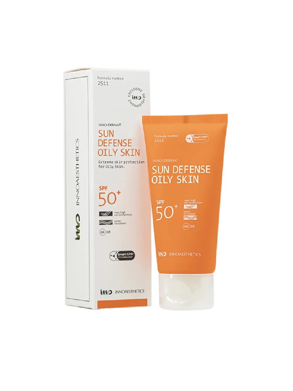 Сонцезахисний крем Sun Defense Oily Skin SPF 50+ з матуючим ефектом для жирної шкіри (60 г) | 7021529