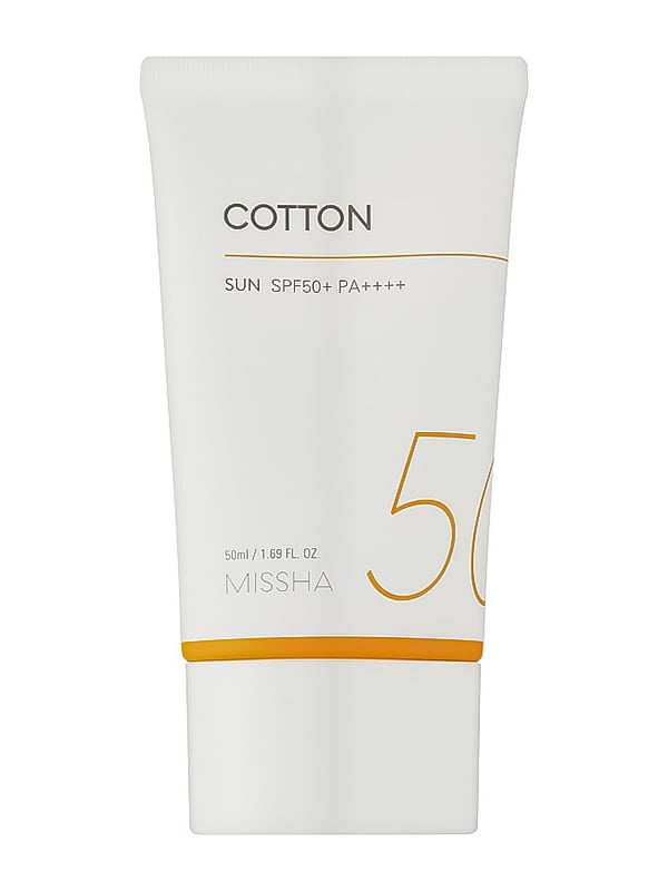 Сонцезахисний крем All around safe block cotton SUN SPF50+ PA++++ (50 мл) | 7022097