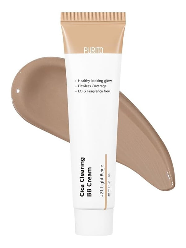 ВВ-крем з екстрактом центелли Cica Clearing BB Cream #21 Light Beige (30 мл) | 7022297