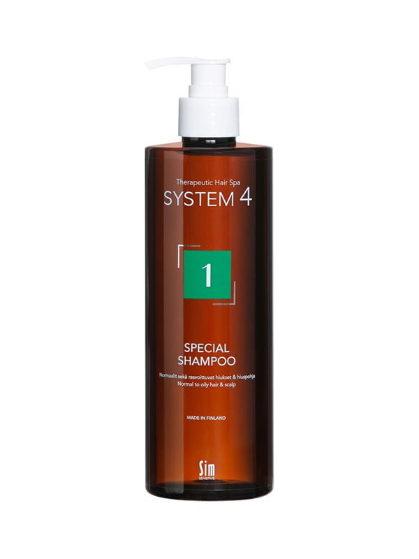 Шампунь для нормальної шкіри голови і схильної до жирності System 4 №1 Special Shampoo (500 мл) | 7022491