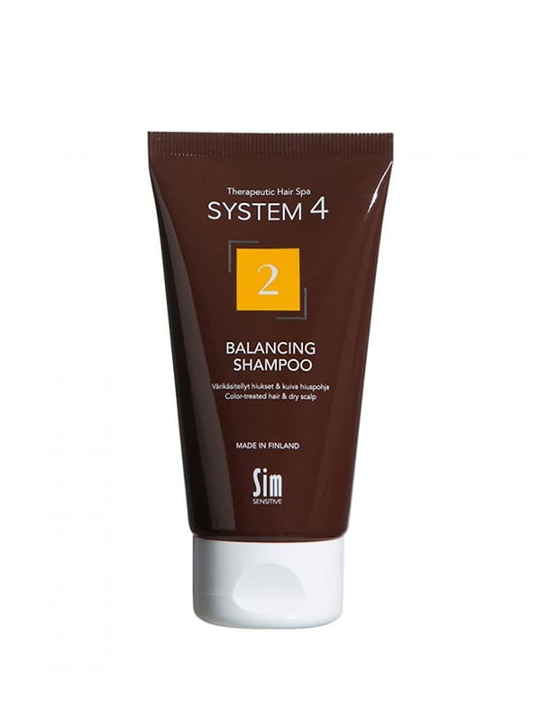 Шампунь для сухого, фарбованого і пошкодженого волосся System 4 №2 Balancing Shampoo (75 мл) | 7022493