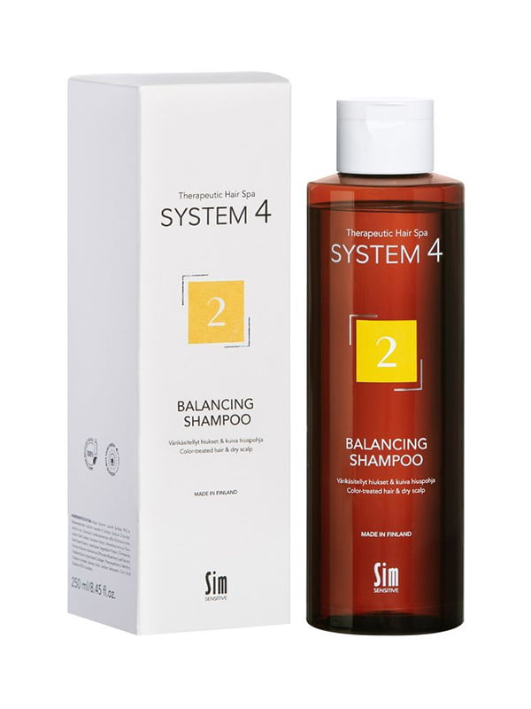 Шампунь для сухого, фарбованого і пошкодженого волосся System 4 №2 Balancing Shampoo (250 мл) | 7022495