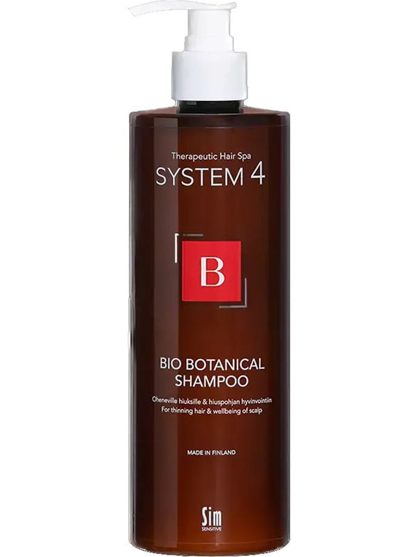 Біо Ботанічний шампунь від випадіння волосся System 4 Bio Botanical Shampoo (500 мл) | 7022508